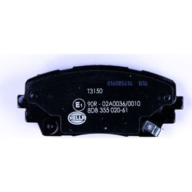 Hella | Bremsbelagsatz, Scheibenbremse | 8DB 355 020-611