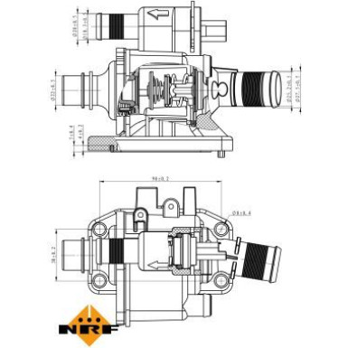 725058 Thermostat, Kühlmittel EASY FIT