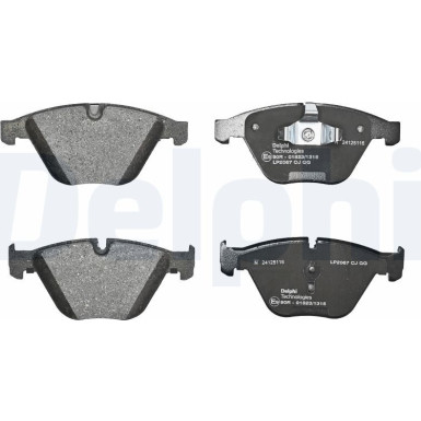 Delphi | Bremsbelagsatz, Scheibenbremse | LP2067 Delphi | Bremsbelagsatz, Scheibenbremse | LP2067