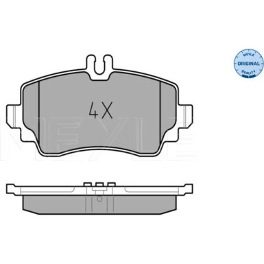Meyle Bremsbelagsatz, Scheibenbremse MEYLE-ORIGINAL: True to OE 025 230 7016