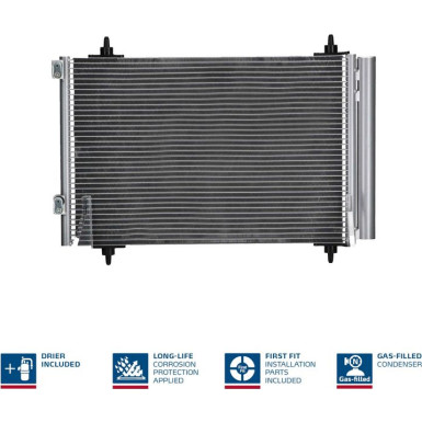 94826 Kondensator, Klimaanlage ** FIRST FIT **