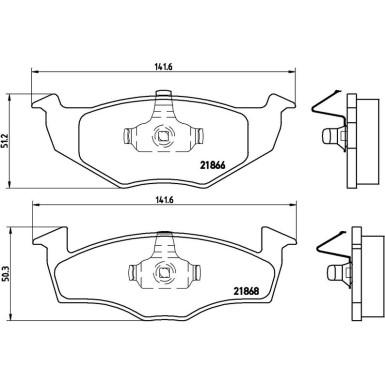 Brembo Bremsbelagsatz, Scheibenbremse PRIME LINE P 85 025