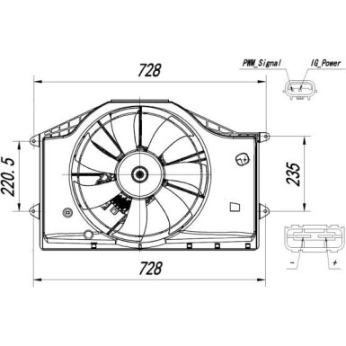 47939 Lüfter, Motorkühlung 47939 Lüfter, Motorkühlung