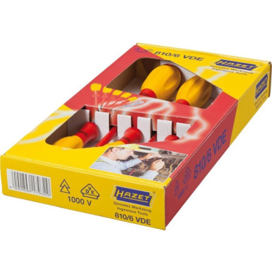 Hazet | Schraubendrehersatz | 810/6VDE