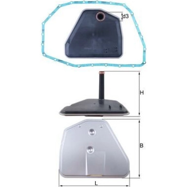 HX 164D Hydraulikfilter, Automatikgetriebe