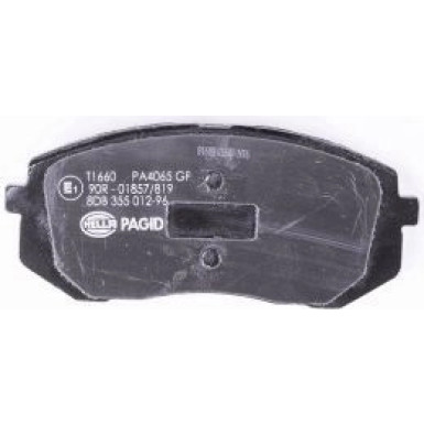 Hella Pagid | Bremsbelagsatz, Scheibenbremse | 8DB 355 012-961