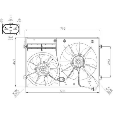 47941 Lüfter, Motorkühlung