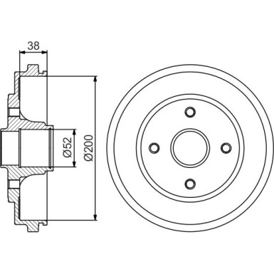 0 986 477 229 Bremstrommel 0 986 477 229 Bremstrommel