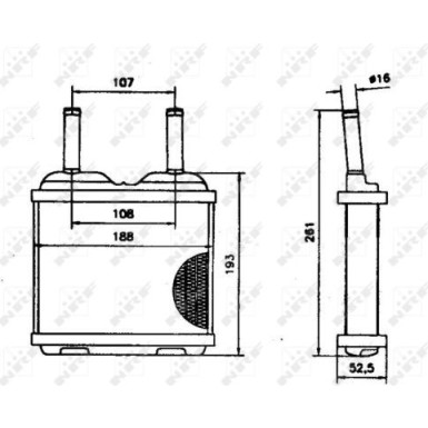 52113 Wärmetauscher, Innenraumheizung