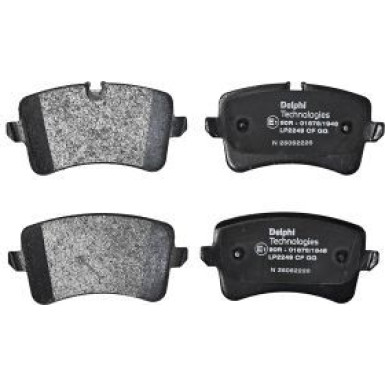 Delphi Bremsbelagsatz, Scheibenbremse LP2249 Delphi Bremsbelagsatz, Scheibenbremse LP2249