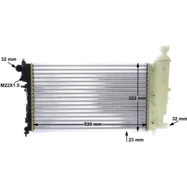 Mahle | Kühler, Motorkühlung | CR 468 000S