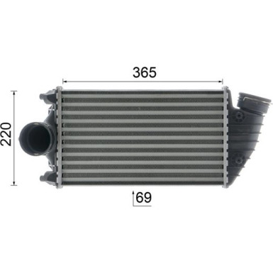Mahle | Ladeluftkühler | CI 379 000P