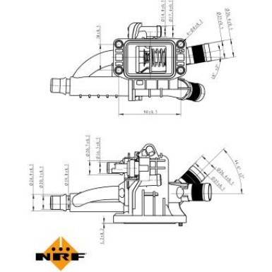 725021 Thermostat, Kühlmittel