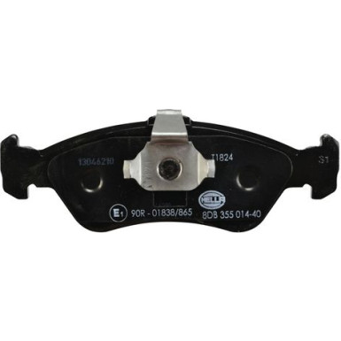 Hella | Bremsbelagsatz, Scheibenbremse | 8DB 355 014-401