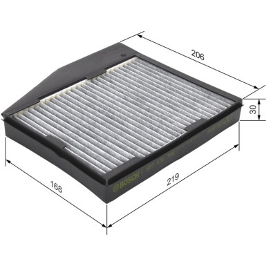 BOSCH 1 987 432 365 Innenraumfilter BOSCH 1 987 432 365 Innenraumfilter