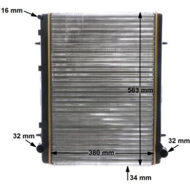 CR 2033 000S Kühler, Motorkühlung BEHR