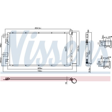 94591 Kondensator, Klimaanlage ** FIRST FIT **