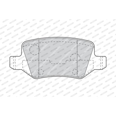 FDB1782 Bremsbelagsatz, Scheibenbremse PREMIER ECO FRICTION