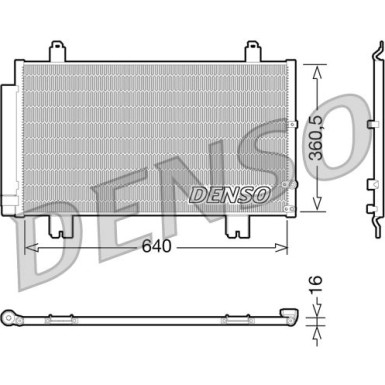 Denso | Kondensator, Klimaanlage | DCN51005
