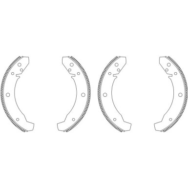 83007800 Bremsbackensatz Shoe Kit