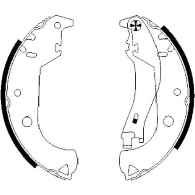 91059900 Bremsbackensatz