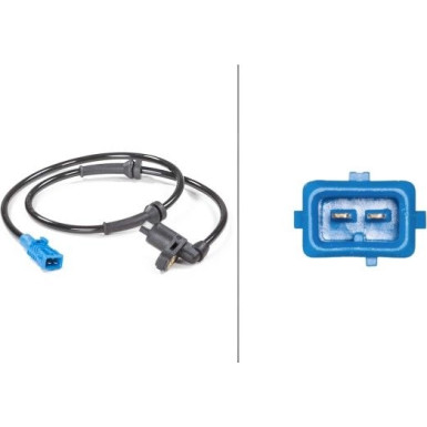 Hella | Sensor, Raddrehzahl | 6PU 009 106-541