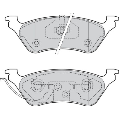 Valeo Bremsbelagsatz, Scheibenbremse ESSENTIAL 302057