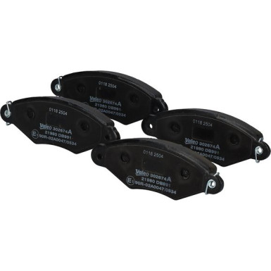 Valeo Bremsbelagsatz, Scheibenbremse EXPERT 302674A