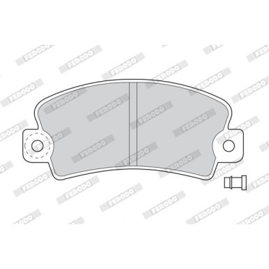 Ferodo | Bremsbelagsatz, Scheibenbremse | FDB113 Ferodo | Bremsbelagsatz, Scheibenbremse | FDB113