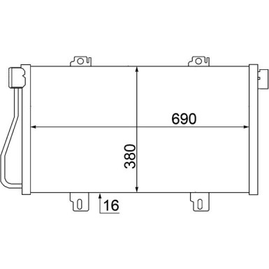 Mahle | Kondensator, Klimaanlage | AC 529 000S