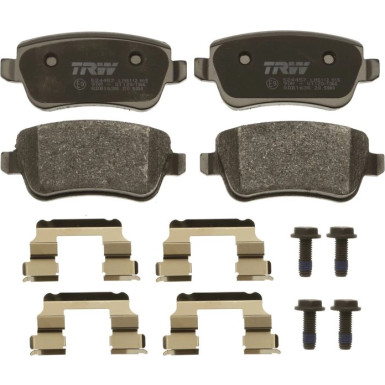 GDB1638 Bremsbelagsatz, Scheibenbremse