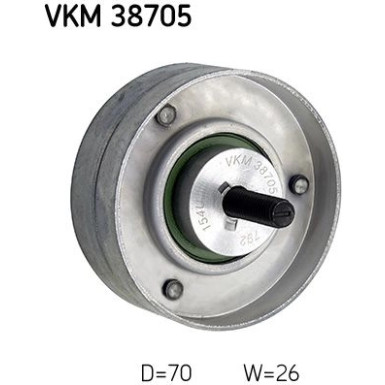 VKM 38705 Umlenk-/Führungsrolle, Keilrippenriemen