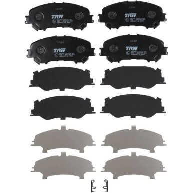 GDB3648 Bremsbelagsatz, Scheibenbremse