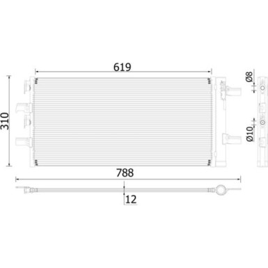 Mahle | Kondensator, Klimaanlage | AC 892 000P Mahle | Kondensator, Klimaanlage | AC 892 000P