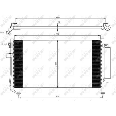 35869 Kondensator, Klimaanlage EASY FIT