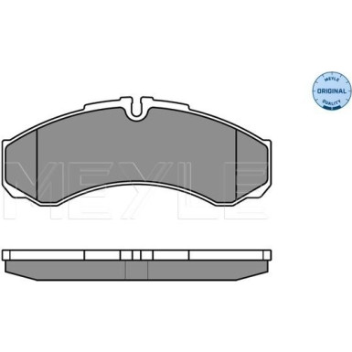 025 291 2117 Bremsbelagsatz, Scheibenbremse MEYLE-ORIGINAL: True to OE.