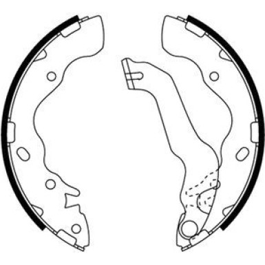 91061700 Bremsbackensatz