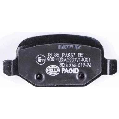 Hella Pagid | Bremsbelagsatz, Scheibenbremse | 8DB 355 019-961