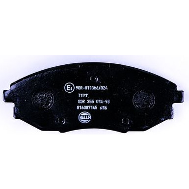 Hella | Bremsbelagsatz, Scheibenbremse | 8DB 355 014-931