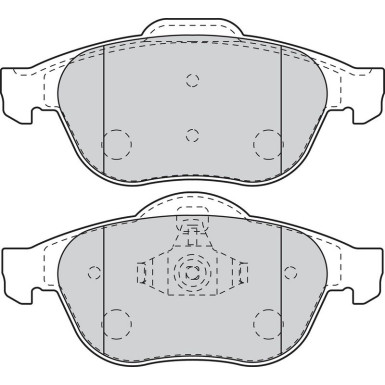 Valeo Bremsbelagsatz, Scheibenbremse ESSENTIAL 302096
