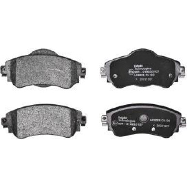 Delphi Bremsbelagsatz, Scheibenbremse LP2228