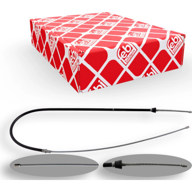 FEBI BILSTEIN 48302 Seilzug, Feststellbremse FEBI BILSTEIN 48302 Seilzug, Feststellbremse