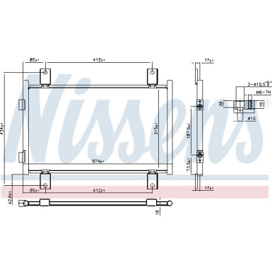 94712 Kondensator, Klimaanlage ** FIRST FIT ** 94712 Kondensator, Klimaanlage ** FIRST FIT **