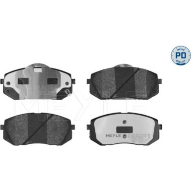 025 245 0116/PD Bremsbelagsatz, Scheibenbremse MEYLE-PD: Advanced performance and design.