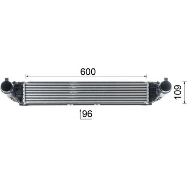 Mahle | Ladeluftkühler | CI 611 000P