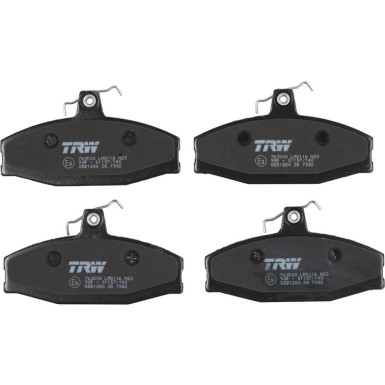 TRW Bremsbelagsatz, Scheibenbremse COTEC GDB1280