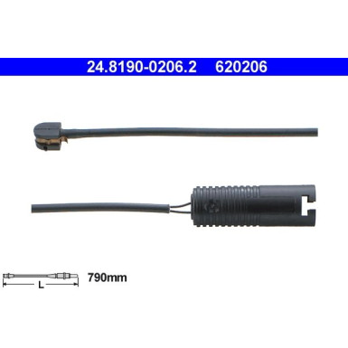 24.8190-0206.2 Warnkontakt, Bremsbelagverschleiß
