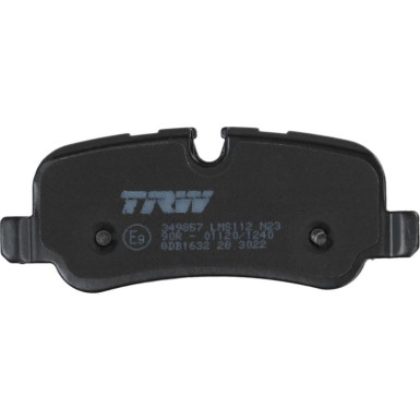TRW | Bremsbelagsatz, Scheibenbremse | GDB1632