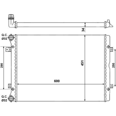 53022 Kühler, Motorkühlung