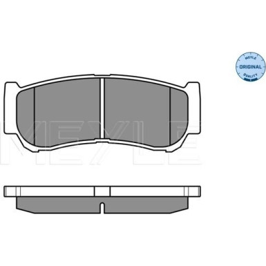 025 244 8816/W Bremsbelagsatz, Scheibenbremse MEYLE-ORIGINAL: True to OE.